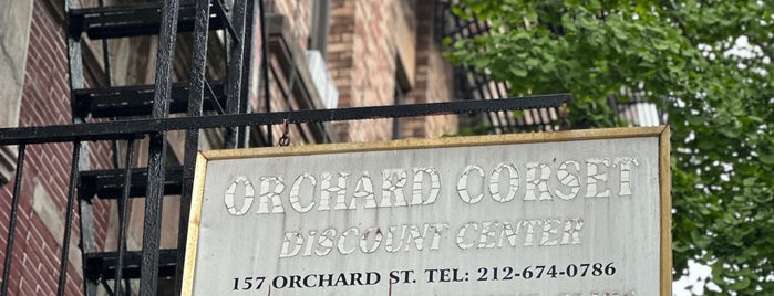 Orchard Corset is one of NYC 2022.