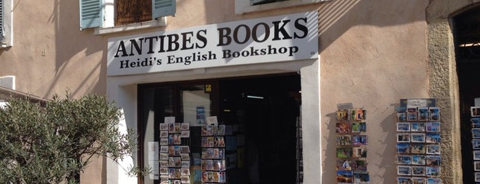 Heidi's English Bookshop is one of Antibes.