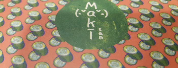 Maki-san is one of Veggie choices in Non-Vegetarian Restaurants.