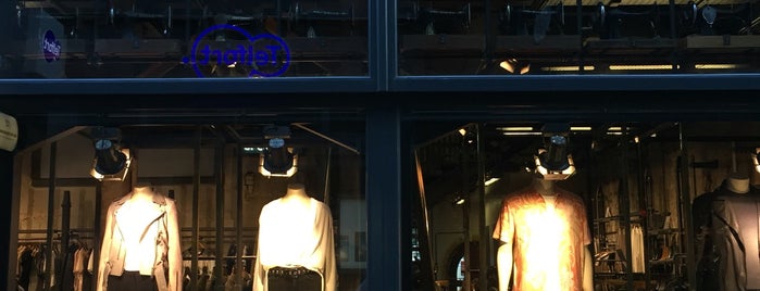 AllSaints is one of Ams local stores.