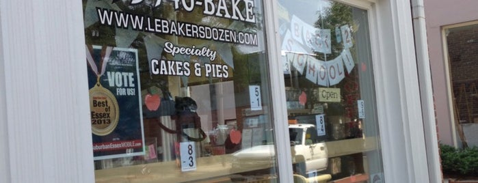 Le Bakers Dozen is one of places to go around montclair.
