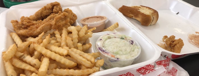 Raising Cane's Chicken Fingers is one of Houston.
