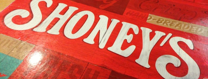 Shoney's is one of Orte, die Mike gefallen.