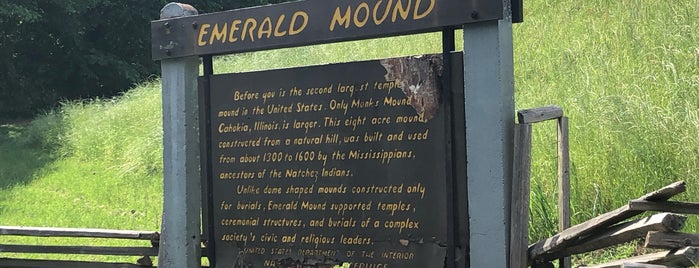 Emerald Mound is one of Best Places to see while in the Miss-Lou.