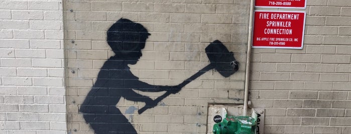 Banksy - Upper West Side is one of NYC.
