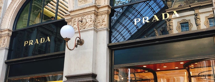 Prada is one of Milan shopping for men.