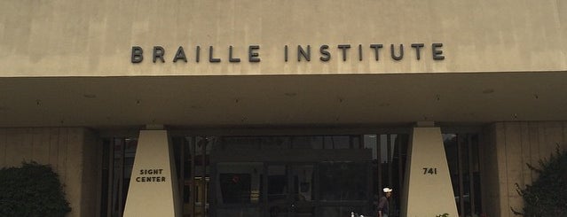 Braille Institute Of America is one of To Try - Elsewhere19.
