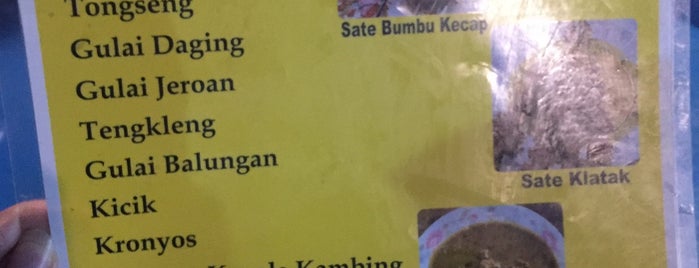 Sate Kambing Joss is one of foods ♥.