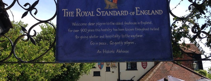 The Royal Standard of England is one of Curious London.
