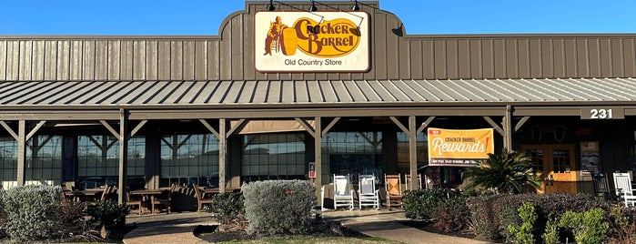 Cracker Barrel Old Country Store is one of Bay Area Houston Restaurants.