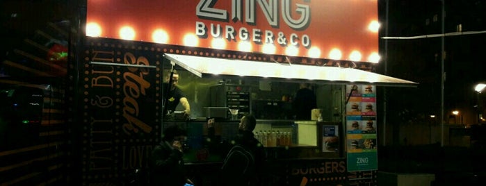 Zing Burger Christmas edition is one of hamburger.