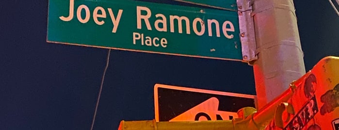 Joey Ramone Place is one of NYC 2017.