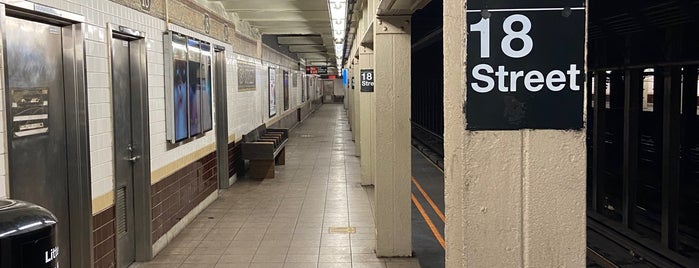 MTA Subway - 18th St (1) is one of Lugares favoritos de Alberto J S.