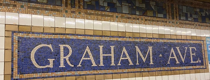 MTA Subway - Graham Ave (L) is one of Albert’s Liked Places.