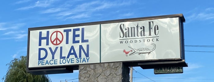 Santa Fe Woodstock at the Hotel Dylan is one of Kingston & Phoenicia.