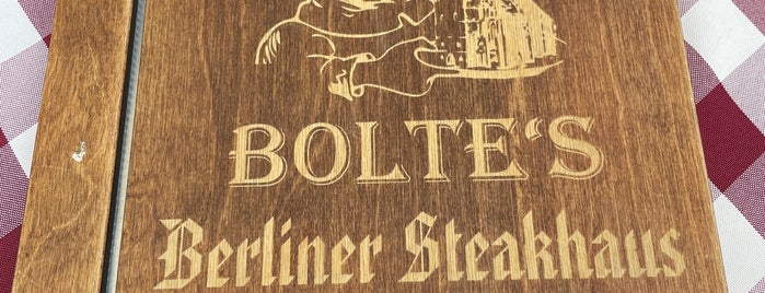 Boltes Berliner Steakhaus is one of Alemania.