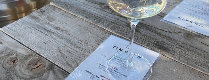 Tin Barn Vineyards is one of Napa/Sonoma.