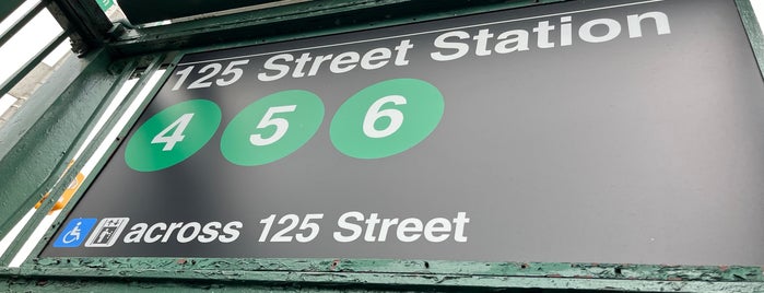 MTA Subway - 125th St (4/5/6) is one of Kimmie's Saved Places.