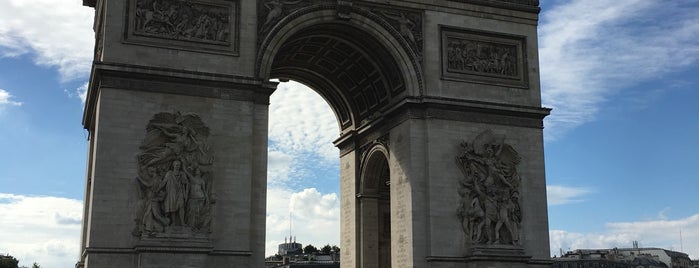 Arc de Triomphe is one of Ronaldo’s Liked Places.