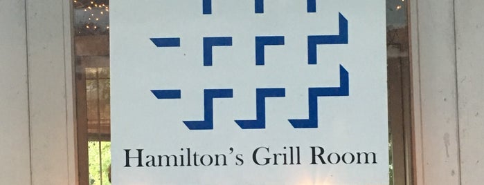 Hamilton's Grill Room is one of Favorites.
