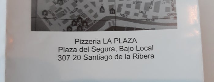 La Plaza Pizzería is one of Comer/beber En Murcia.