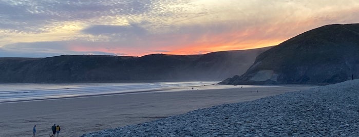 Newgale Beach is one of Pembrookshire Wales.