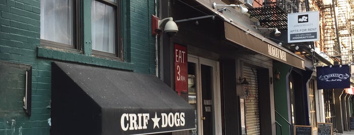 Crif Dogs is one of New York.