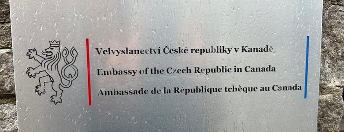 Embassy of the Czech Republic is one of Embassies in Ottawa.