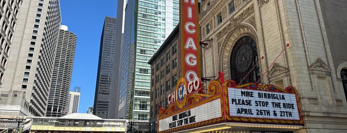 The Chicago Theatre is one of Chicago, IL.