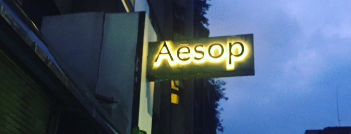 Aesop is one of Tempat yang Disukai Dan.
