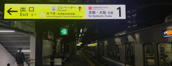 1番線ホーム is one of 大阪環状線+αの駅ホーム.