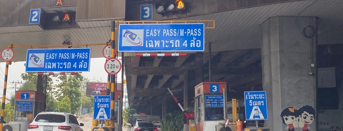 Rama IV 1 Toll Plaza is one of Toll Way -BKK.