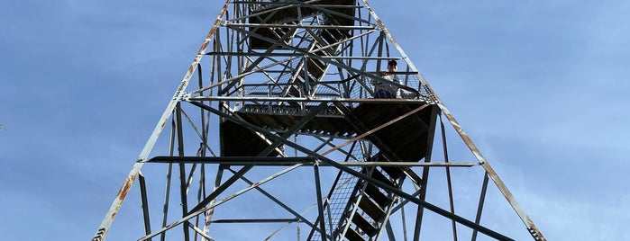 Stissing Mountain fire tower is one of Lugares favoritos de Thom.