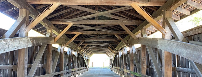 Perrines Covered Bridge 1844 is one of Saugerties/accord NY.