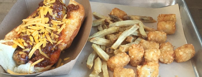 Dog Haus is one of Restaurants to try.