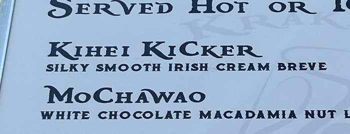 Kraken Coffee is one of Hawaii 2019.