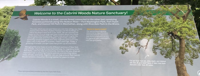 Cabrini Woods Nature Sanctuary is one of Posti salvati di Kimmie.