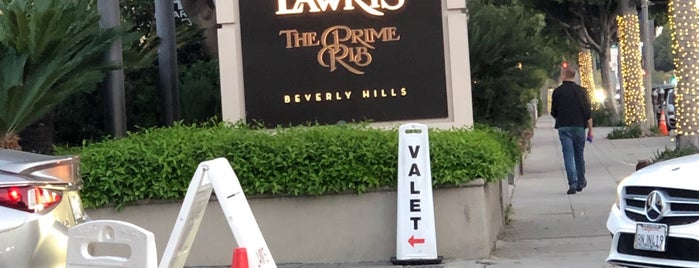 Lawry's The Prime Rib is one of Open table 22 best LA restaurants.