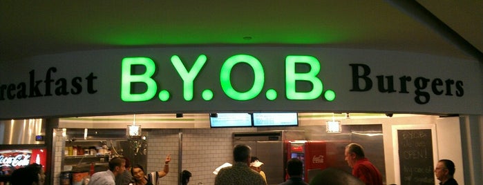 B.Y.O.B. is one of Tempat yang Disukai Sloan.