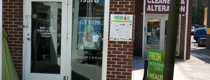 Fresh 4 U Mediterranean Cafe is one of The 15 Best Inexpensive Places in Atlanta.