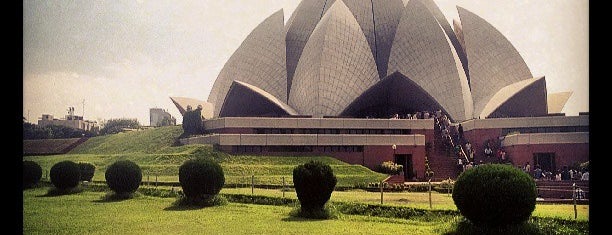 Lotus Temple (Bahá'í House of Worship) is one of Must visit places in Delhi..