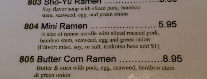Ramen Taro is one of Obsessed w Ramen.
