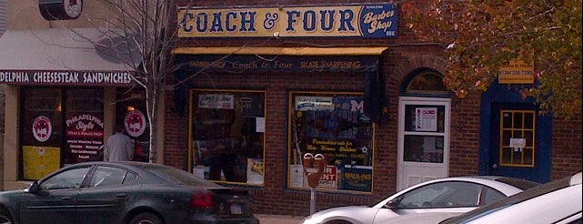 Coach & Four Barbershop is one of Tempat yang Disukai Pat.