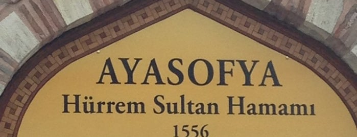 Ayasofya Hürrem Sultan Hamamı is one of Istanbul Hot Spots!.