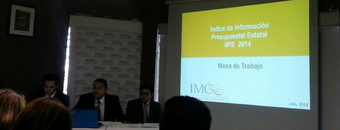 IMCO Instituto Mexicano para la Competitividad A.C. is one of Stephen'in Beğendiği Mekanlar.