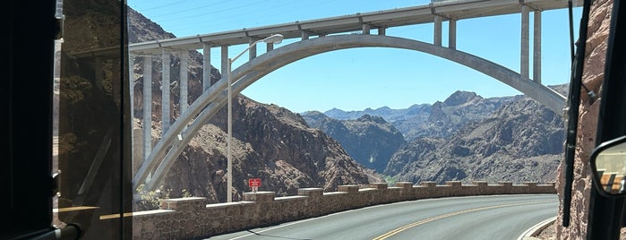 Mike O’Callaghan-Pat Tillman Memorial Bridge is one of Las Vegas Trip.