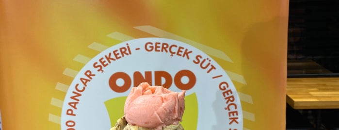 ONDO dondurma is one of Bayram Rotası.
