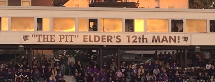 Elder Stadium, aka "The Pit" is one of 10 High School Football Stadiums to See.