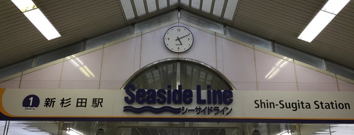 Seaside Line Shin-Sugita Station is one of 降りた駅関東私鉄編Part1.