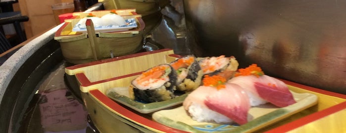 Floating Sushi Boat is one of Percella’s Liked Places.